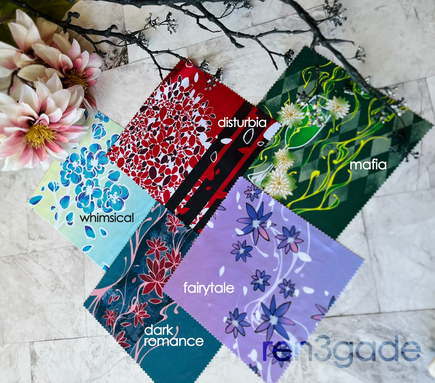 :: Floral Microfiber Cloths ::