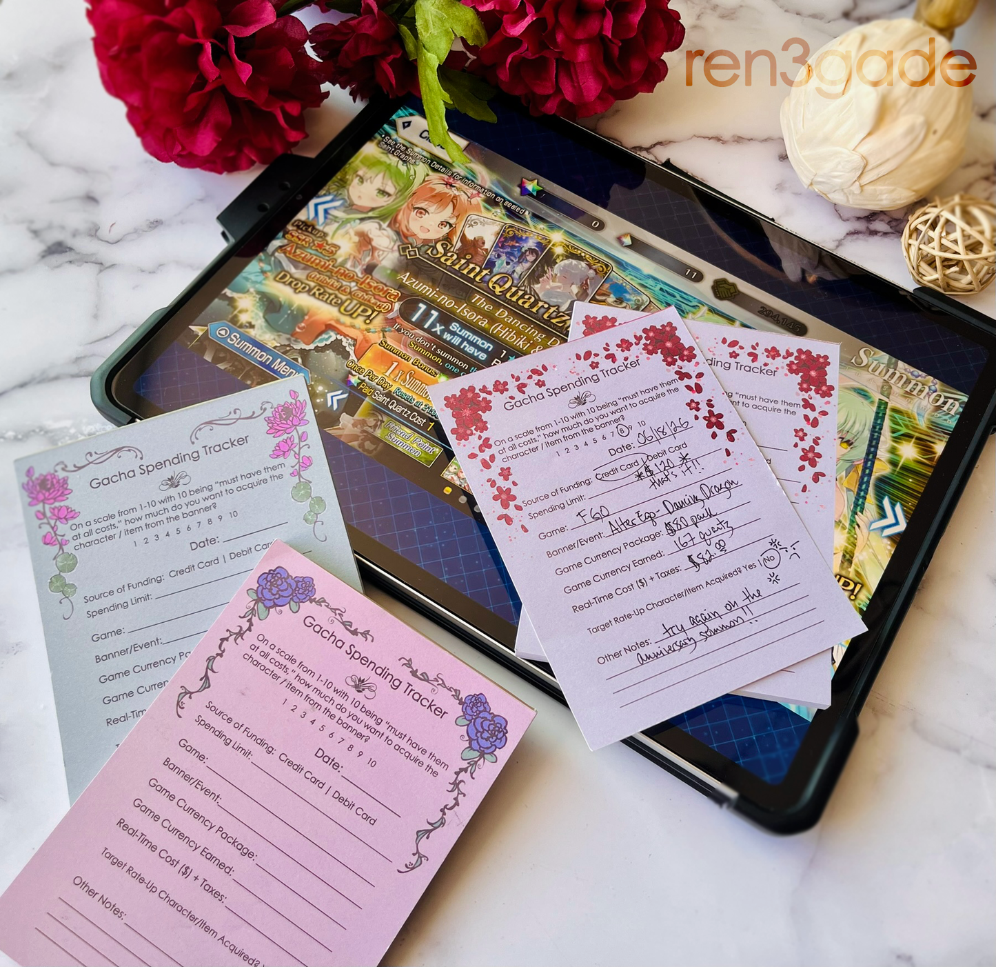 Gamble Elegantly :: Gacha Tracker Pads