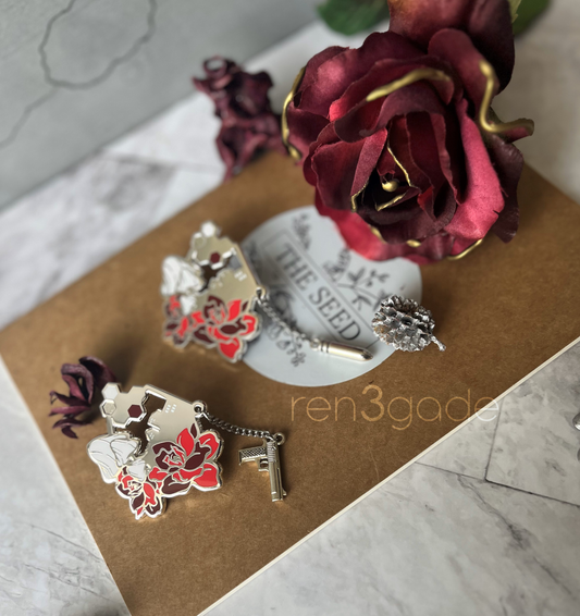 Good Night :: a Little Mushroom Pin
